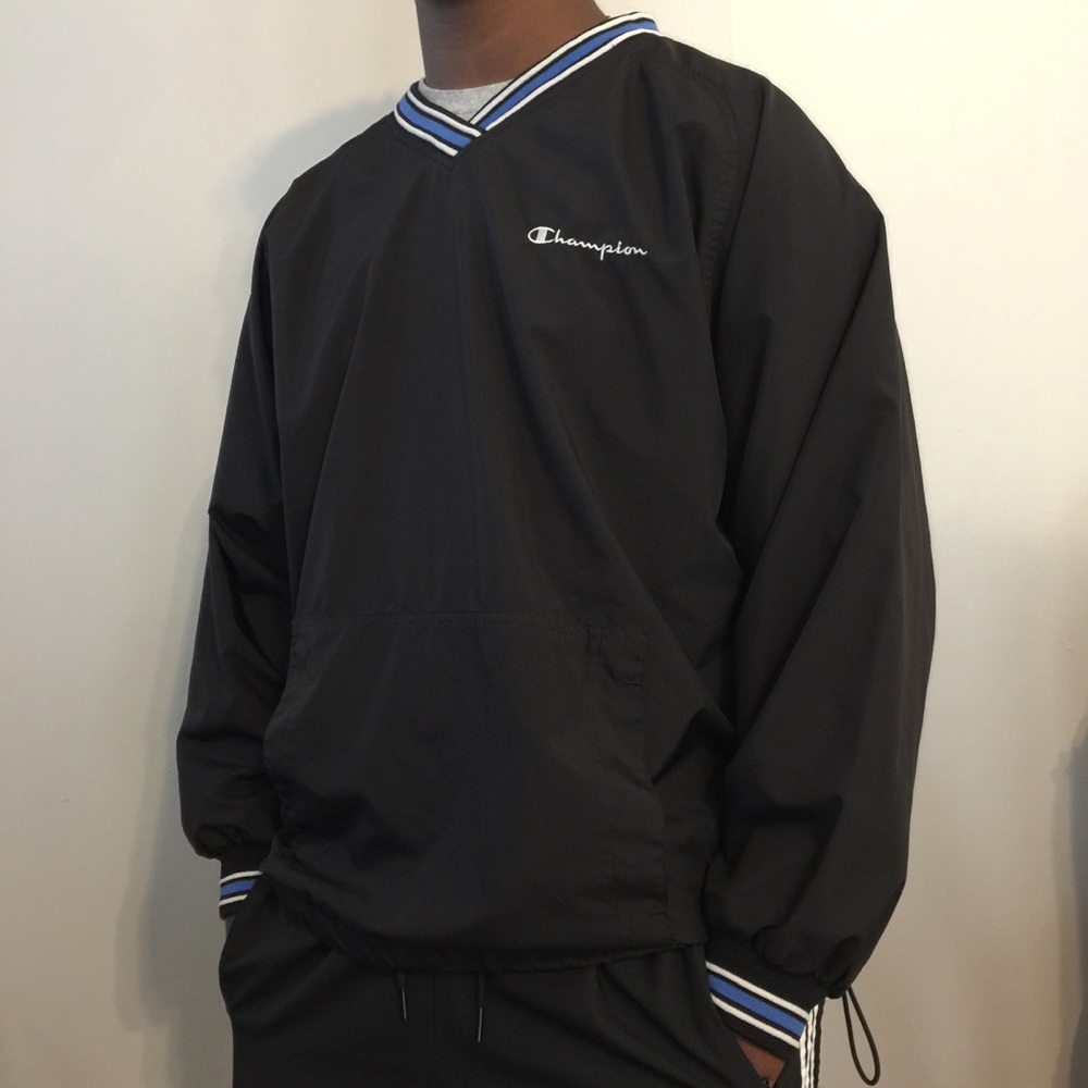 Vintage Champion V-Neck Pullover